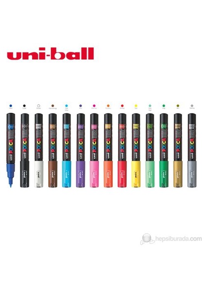 Uni Posca Boyama Markörü 1M 1'li (PC-1M)