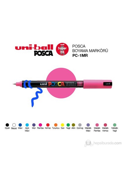 Uni Posca Boyama Markörü 1MR 1'li (PC-1MR)