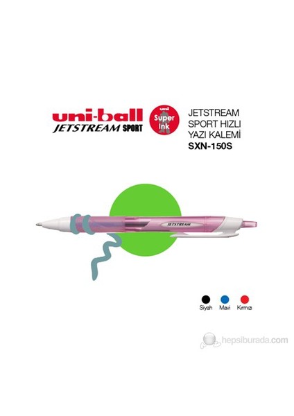Jetstream Sport Hızlı Yazı Kalemi 1,0 SİYAH GÖVDE 1'li (SXN-150S)