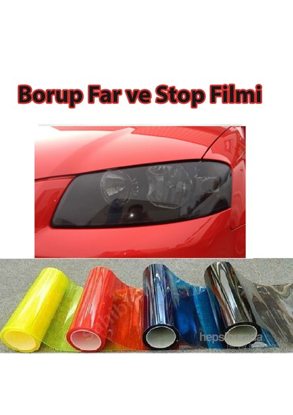 Çizilmez Far Ve Stop Filmi Siyah 30 Cm X 10 Metre