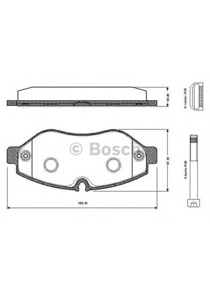 0986Tb2948 Ön Balata Crafter 2.5 Tdı 06=>-Sprınter 6.06=> Vıano Vıto 03=>