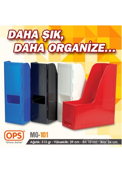 Ops MG101 Magazinlik (Siyah)