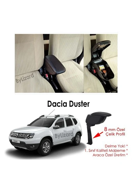 Bylizard Dacia Duster Kol Dayama Kolçak Siyah