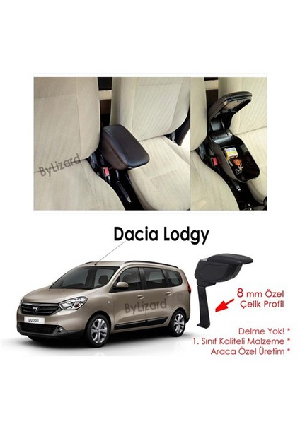 Dacia Lodgy Kol Dayama Kolçak Siyah