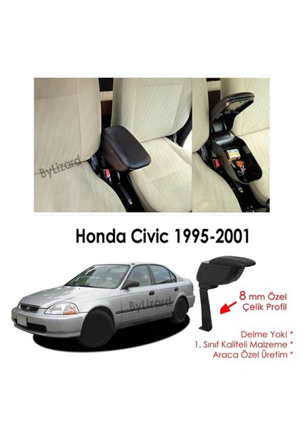 Bylizard Honda Civic Kol Dayama Kolçak Siyah