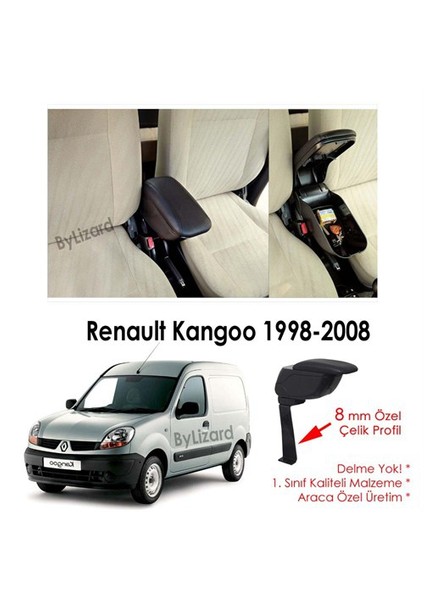 Renault Kangoo 98-2008 Kol Dayama Kolçak Siyah