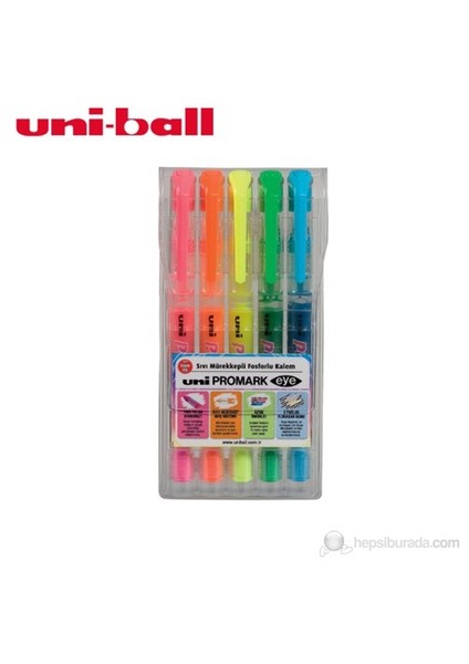 Promark Eye Fosforlu Kalem 5'li Paket (USP-105)