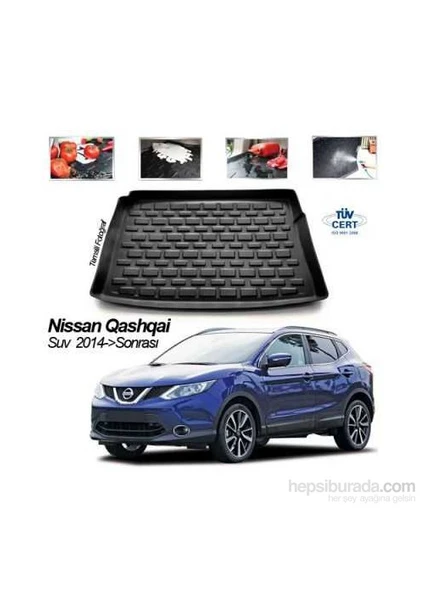 Nissan Qashqai Suv Bagaj Havuzu 2014 Sonrası