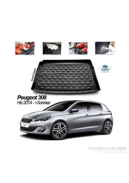 Peugeot 308 Hb Bagaj Havuzu 2014 Sonrası