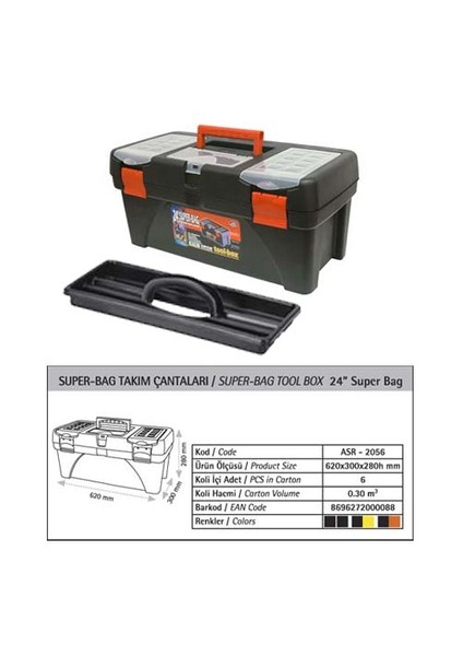 Takım çantası 24" asr-2056