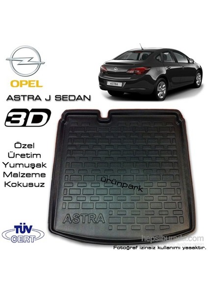 Opel Astra J Sedan Bagaj Havuzu Araca Özel