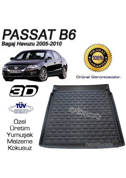 Volkswagen Passat Bagaj Havuzu Passat B6 Kasa 2005-2010 Arası