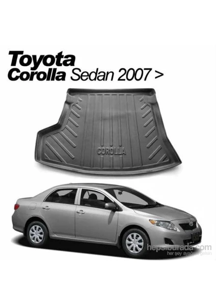 Toyota Corolla Bagaj Havuzu Corolla Bagaj Paspası 2007-2013