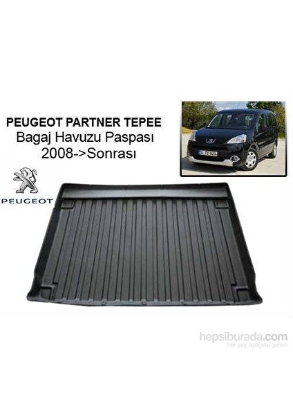 Peugeot Partner Tepee Combi Bagaj Havuzu 2008 Sonrası