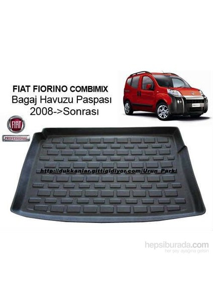 Fıat Fıorıno Combımıx Bagaj Havuzu Paspası 2008 Sonrası