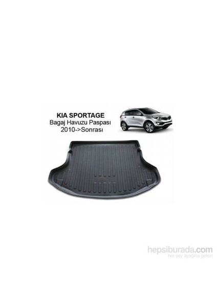 Kia Sportage Jeep Bagaj Havuzu Paspası 2010 Sonrası