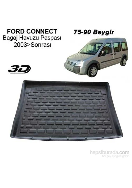 Ford Connect Bagaj Havuzu Paspası 75/90 Beygir 2003 Sonrası