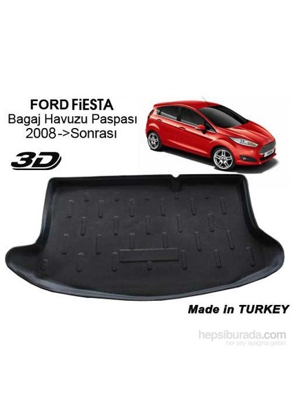 Ford Fiesta Bagaj Havuzu Paspası Hb 2008 Sonrası