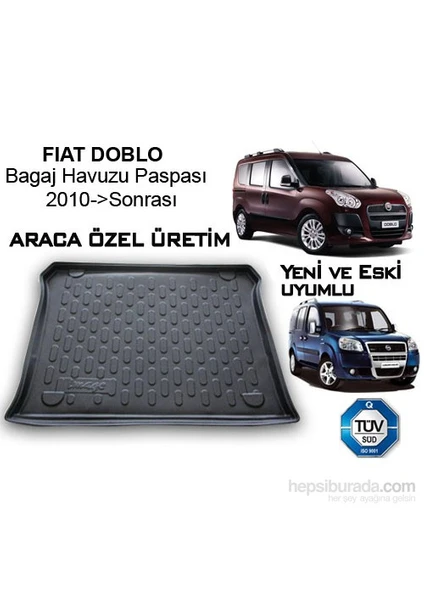 Fiat Doblo Bagaj Havuzu 2010 Sonrası