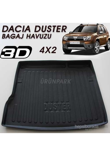 Duster Bagaj Havuzu Bagaj Paspası 4X2 2010 Sonrası