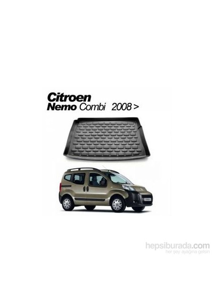 Citroen Nemo Bagaj Havuzu Paspası 2008 Sonrası