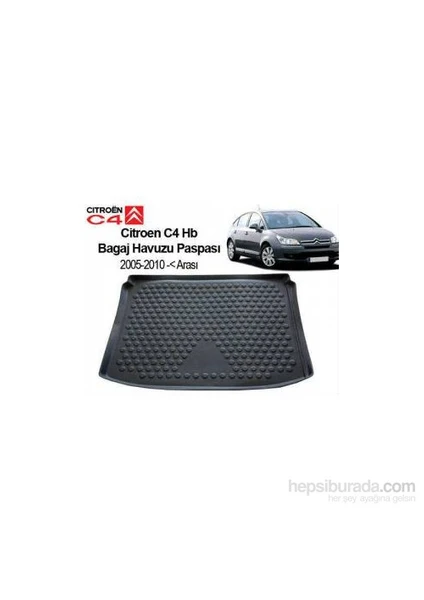 Citroen C4 Bagaj Havuzu Bagaj Paspası 2005-2010