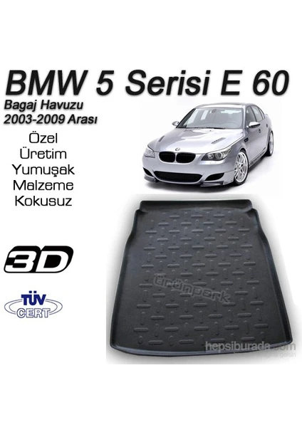 Bmw 5 Serisi E60 Bagaj Havuzu Paspası 2003 2010