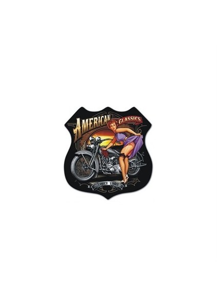 Sticker Master American Classic Sticker Oto Motor Pc Etiket