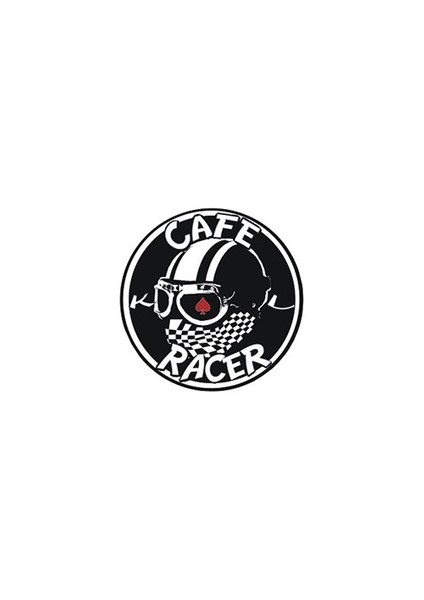 Sticker Master Cafe Racer Sticker-2 Oto Motor Pc Etiket