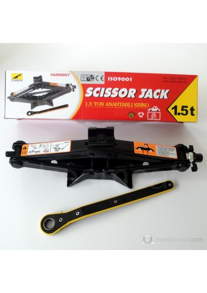 Scissor Jack Makaslı Mekanik Kriko 1,5Ton Otomatik Kol