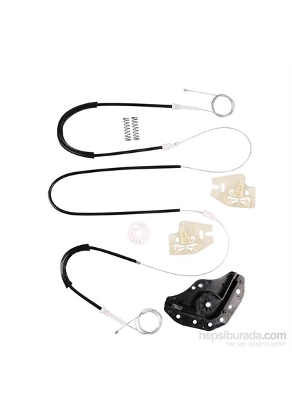 BMW 3 Serisi E46 2001-2005 4/5 Kapı Makyajlı Kasa 51330018129 İçin Ön Sol Cam Kriko Seti Kapaklı