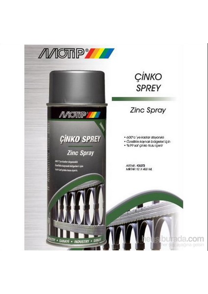 Çinko Sprey 400 Ml. Made in Holland
