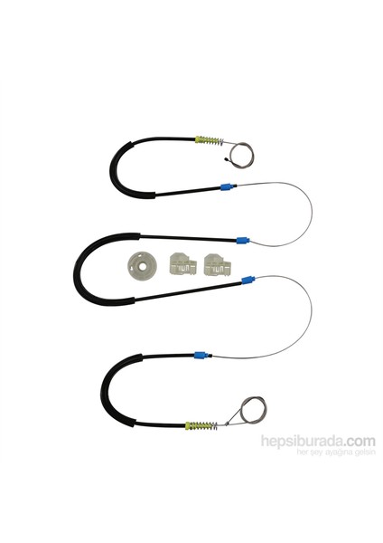 VW Polo MK3 6N1 6N2 Hatchback 1994-2001 4/5 Kapı 6N4837461 İçin Ön Sol Kapı Cam Kriko Tamir Seti fiyatları