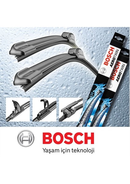 Aerotwin Silecek Seti Fluence 2009-2017 Megane 2009-2017 Clio 3 2009 Sonrası Peugeout 301 2012 > C-Elysee 2012 Sonrası