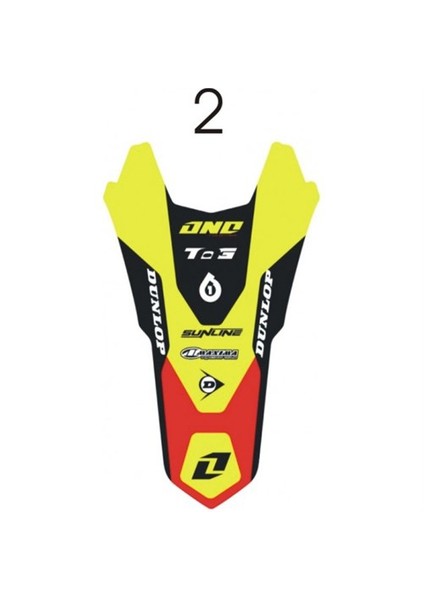 Sticker Master Motosiklet Ön Çamurluk Sticker-2 Oto Motor Pc Etiket