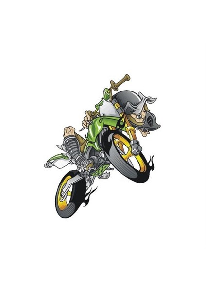 Sticker Master Cross Motosiklet Sticker-2 Oto Motor Pc Etiket