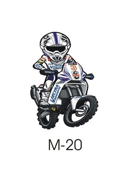 Sticker Master Cross Motosiklet Sticker Oto Motor Pc Etiket