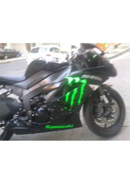 Sticker Master Monster Sticker Oto Motor Pc Etiket