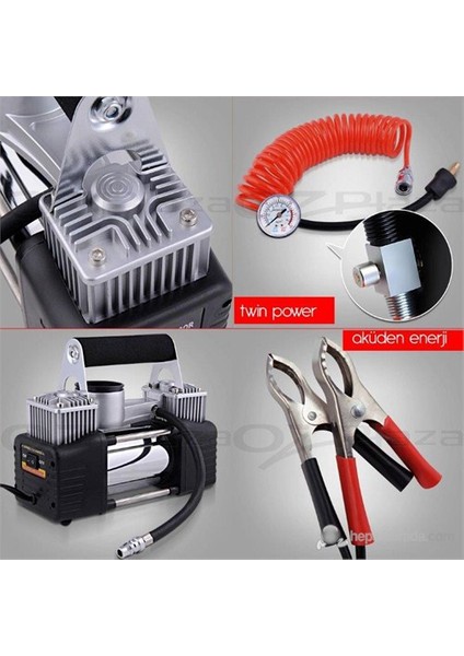 ModaCar HeavyDuty Çelik Gövdeli Lastik Şişirici Kompresör 425391