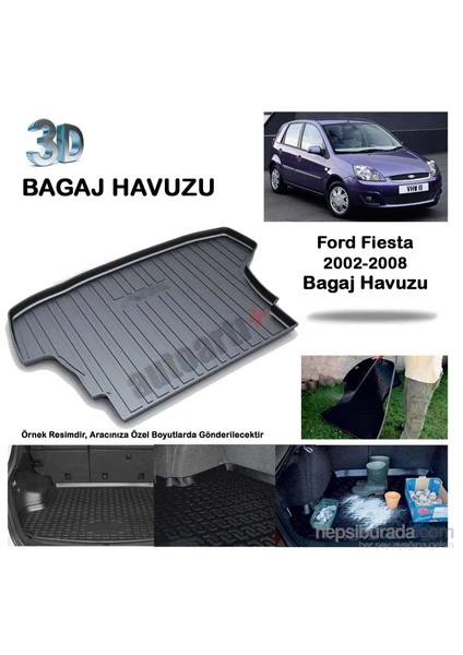 Ford Fiesta Bagaj Havuzu 2002/2008-9007565