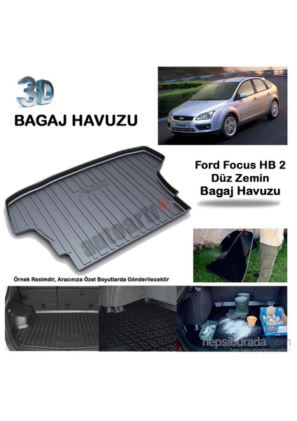 Ford Focus 2 Hb Düz Zemin Bagaj Havuzu-9007567