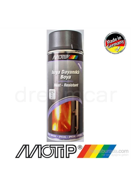 Gri 600°C Isıya Dayanıklı Boya 400ml Made in Germany 420146