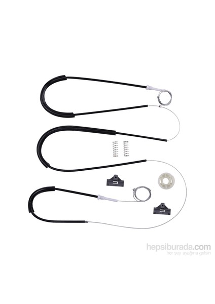 VW Lupo Seat Arosa 1998-2005 3- Kapı 6X0837461 6X0837462 İçin Ön Sol veya Sağ Cam Kriko Tamir Seti fiyatları