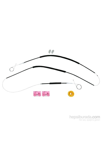 Audi A3 S3 MK1 8L1 1996-2003 2/3 Kapı Hatchback Coupe 8L3837462 İçin Sağ Kapı Cam Kriko Tamir Seti