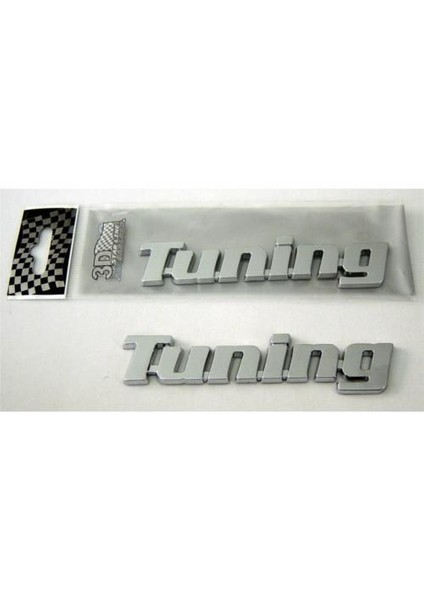 Krom 3 Boyutlu Amblem Tuning 8000605