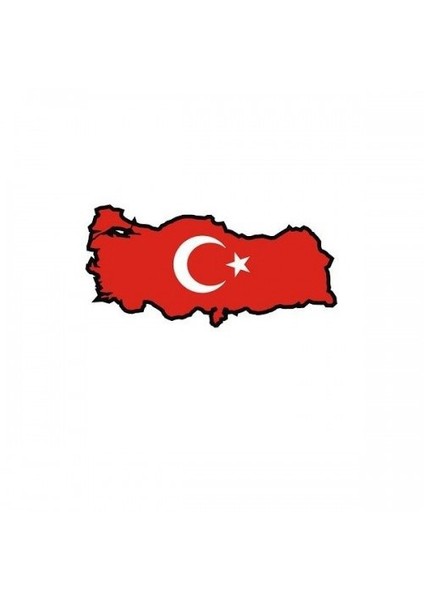 Sticker Master Türkiye Haritası Sticker Oto Motor Pc Etiket