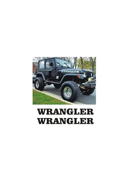 Sticker Master Wrangler Sticker Oto Motor Pc Etiket