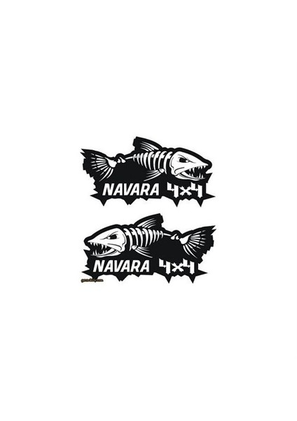 Sticker Master 4X4 Navara Sticker Oto Motor Pc Etiket