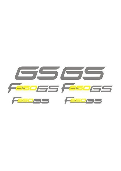 Sticker Master Bmw F650 Gs Sticker Set Oto Motor Pc Etiket