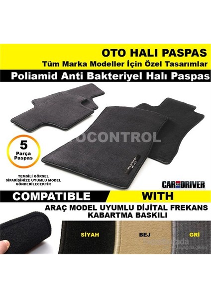 Volkswagen Polo 2011 Model Halı Siyah Paspas 42089
